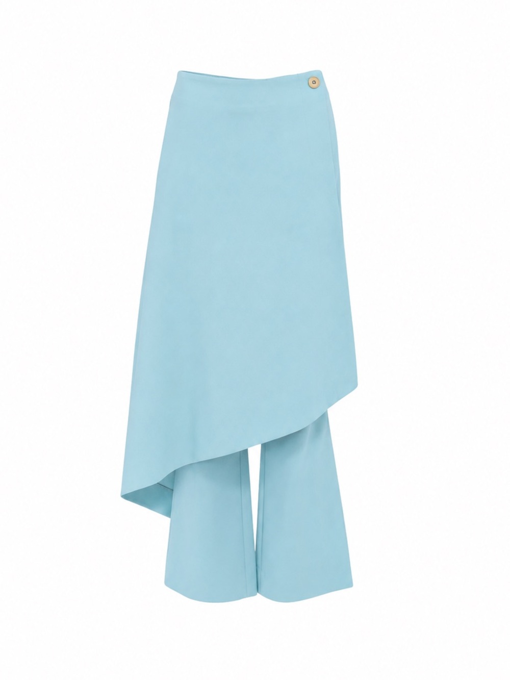 Solace London Pale Blue Asymmetric Skirt-Pant